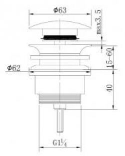 ADW click waste laag model RVS look